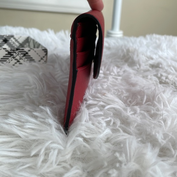 DKNY ~ Phoenix Flap Wallet ~ Bright Red ~ NWT! - Picture 8 of 11